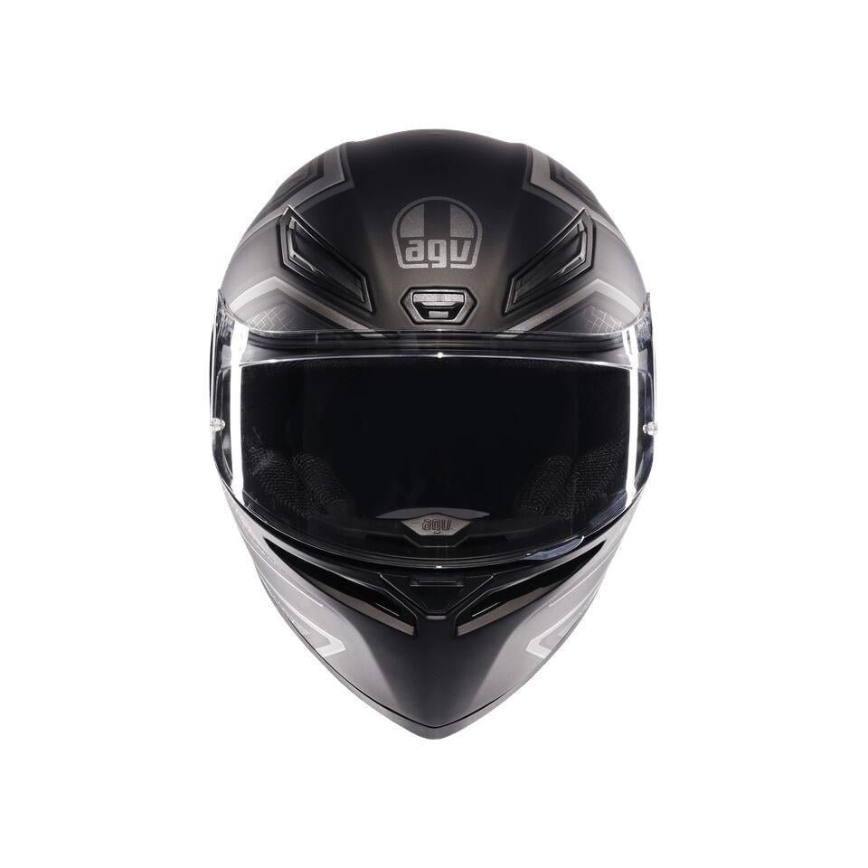 Agv K1 S E2206 Sling Matt Black Grey Kapalı Motosiklet Kask