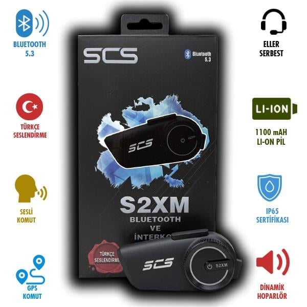 SCS S2XM Bluetooth İnterkom
