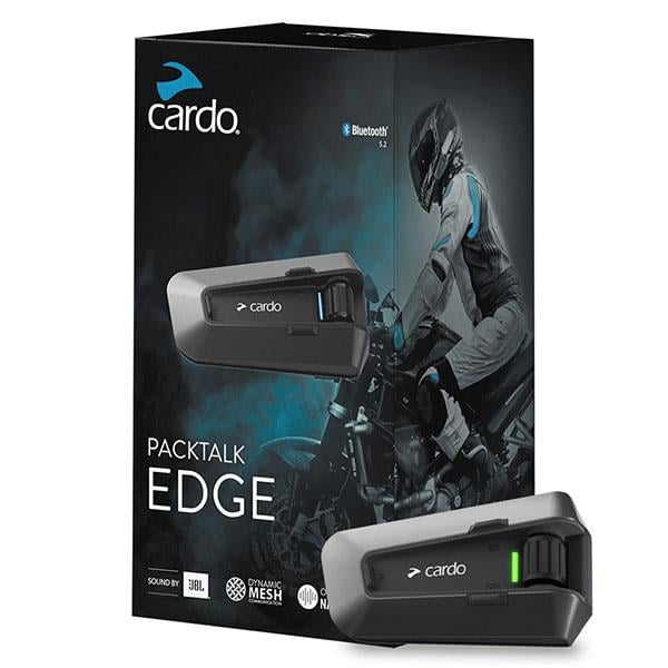 Cardo Packtalk Edge Motosiklet Kask İçi Jbl Bluetooth Ve İntercom Tekli