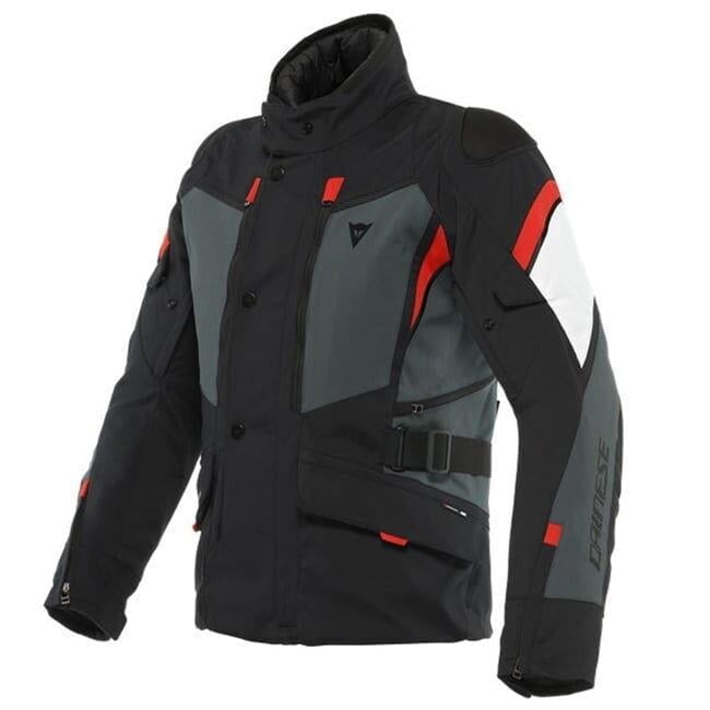 Dainese Carve Master 3 Black Ebony Lava Red Korumalı Motosiklet Gore-Tex Mont