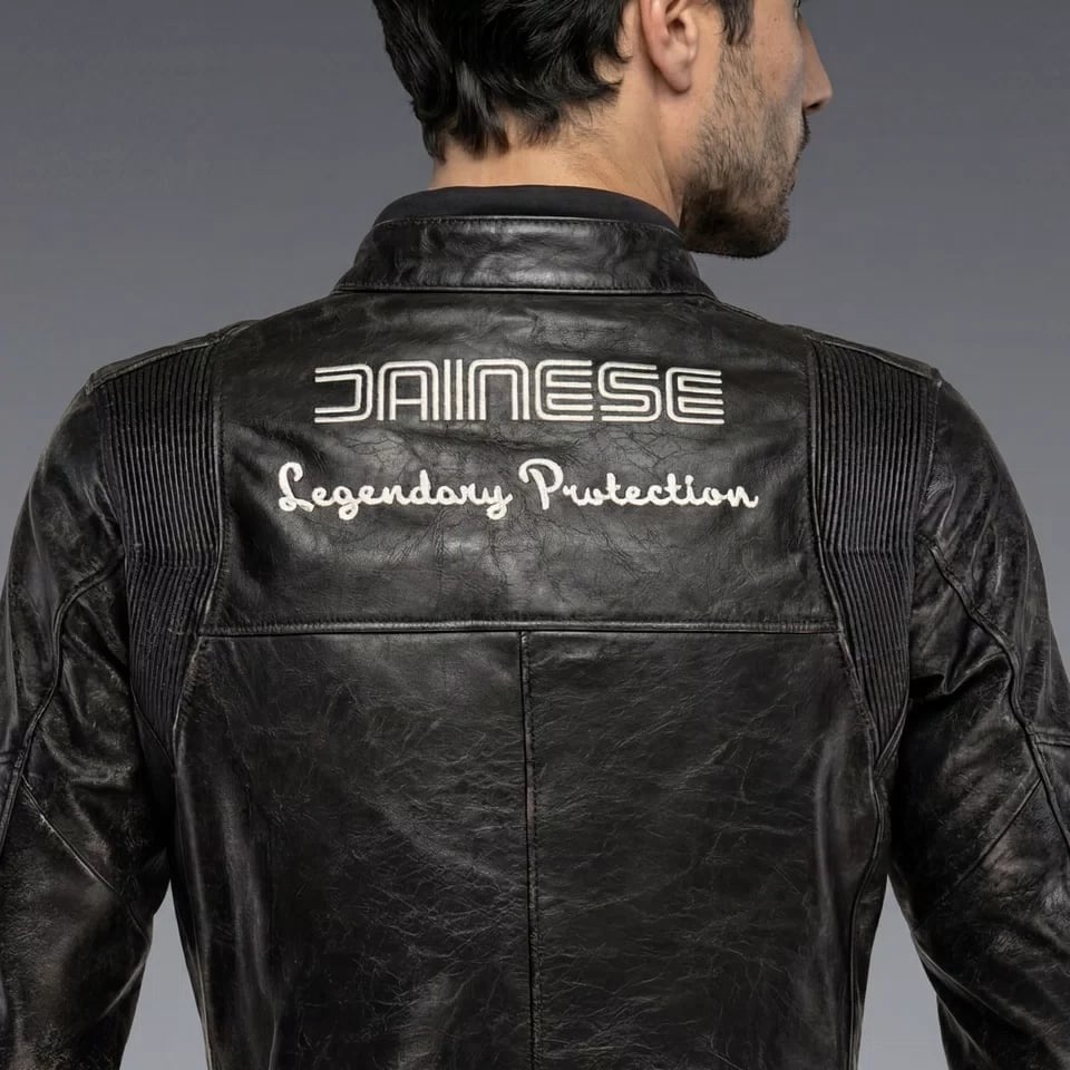 Dainese Radicale Black Deri Mont | Vintage Neo-Retro A SınıfıDainese Radicale Black Deri Mont