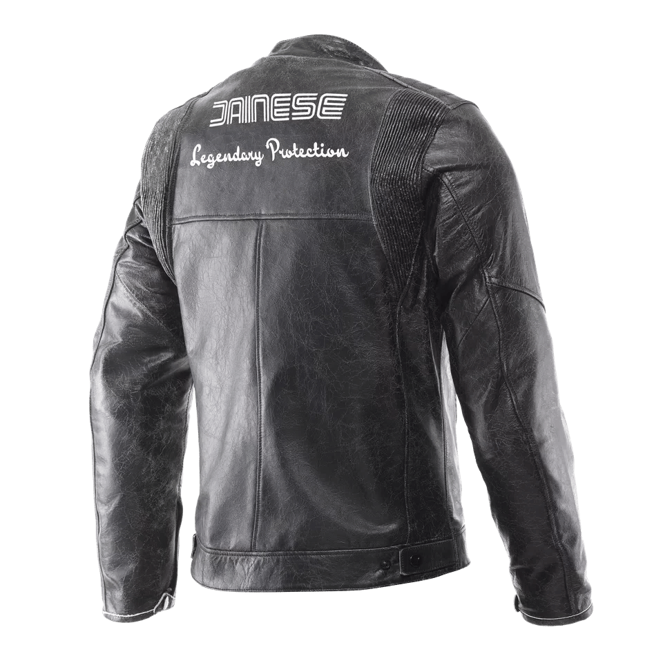 Dainese Radicale Black Deri Mont | Vintage Neo-Retro A SınıfıDainese Radicale Black Deri Mont