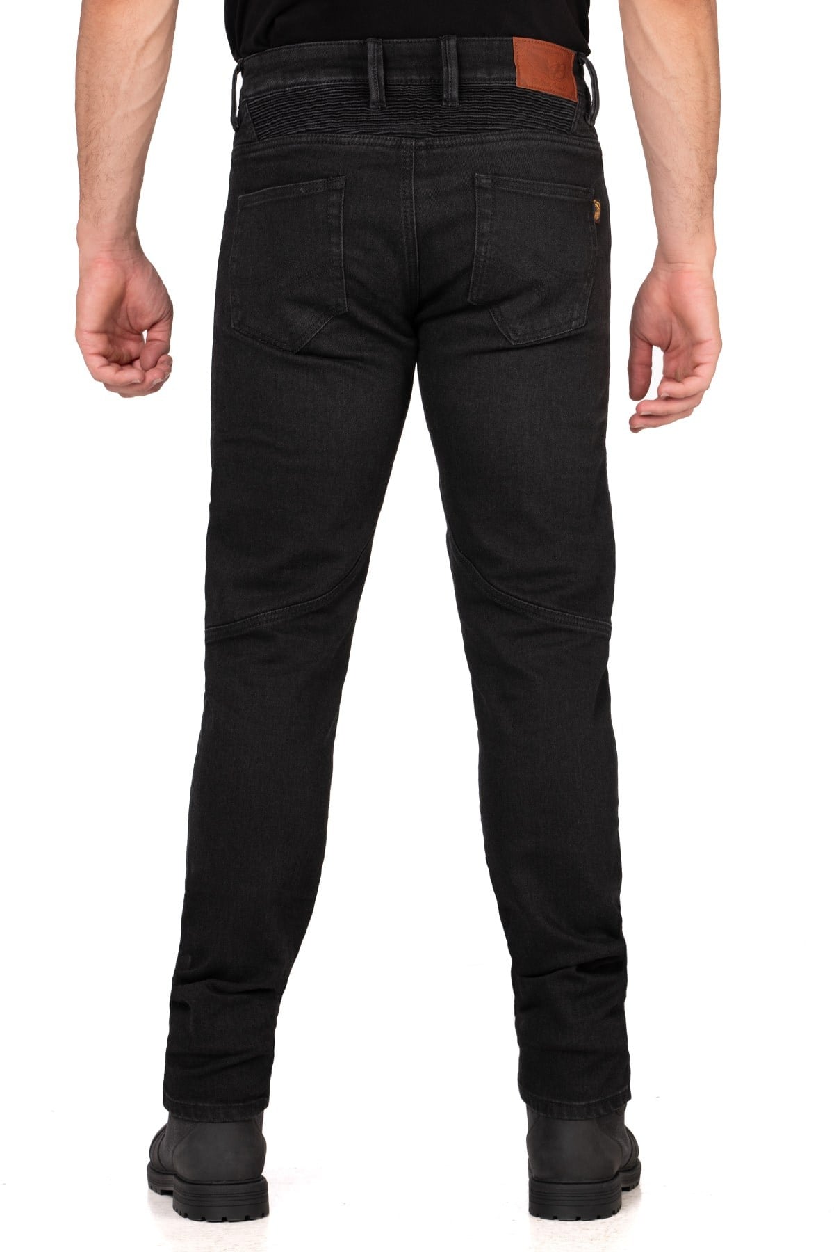 The Biker Jeans Iron Shield Flexi Siyah Kevlar Motor KotuTheBikerJeans Iron Shield Flexi Black Motosiklet Kot Pantolonu