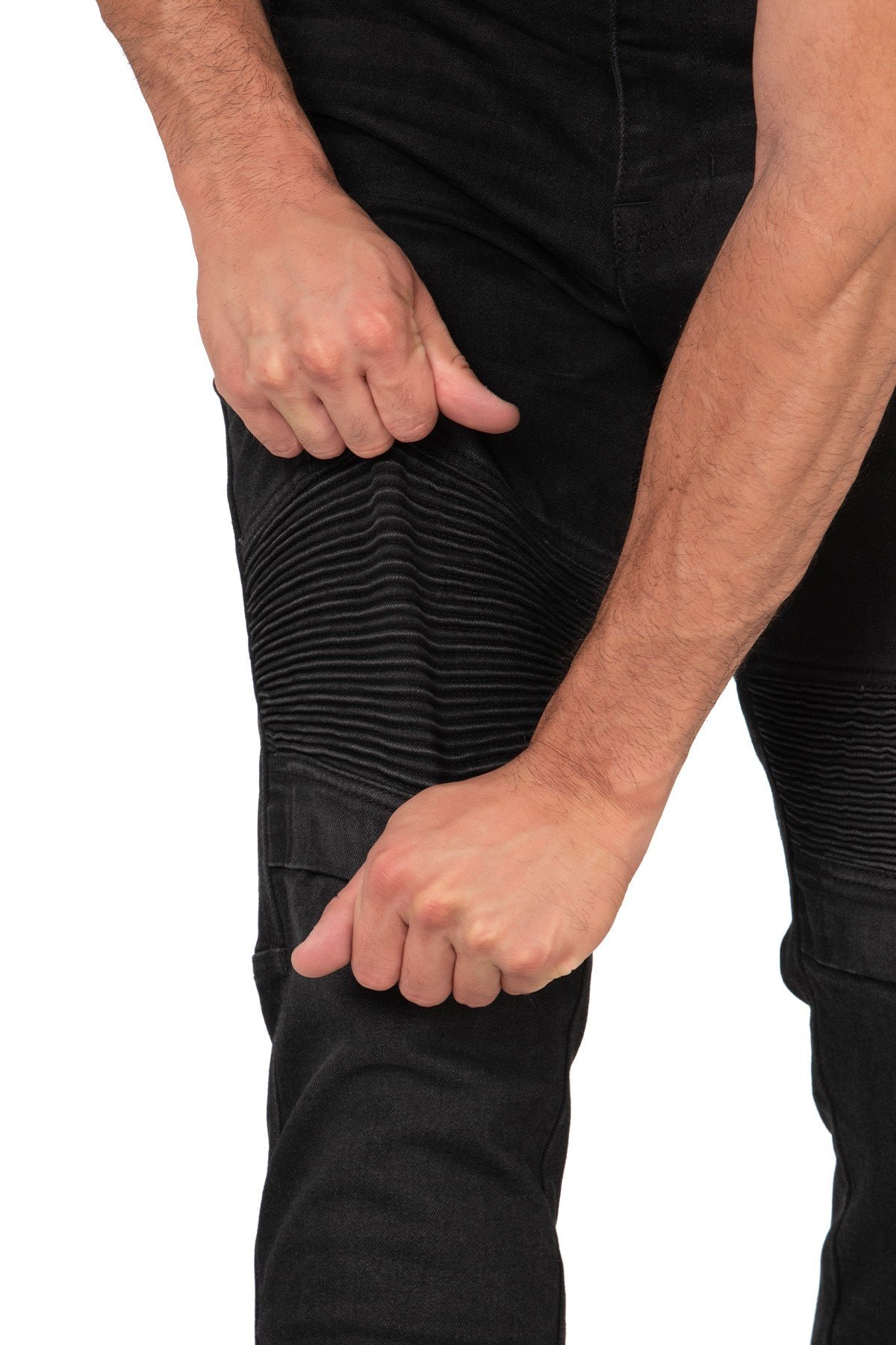 The Biker Jeans Iron Shield Flexi Siyah Kevlar Motor KotuTheBikerJeans Iron Shield Flexi Black Motosiklet Kot Pantolonu