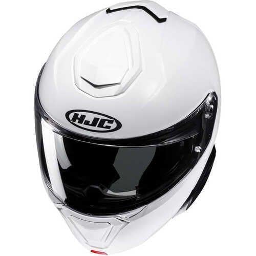 Hjc İ91 Çene Açılır Motosiklet Kask İnci Beyazı