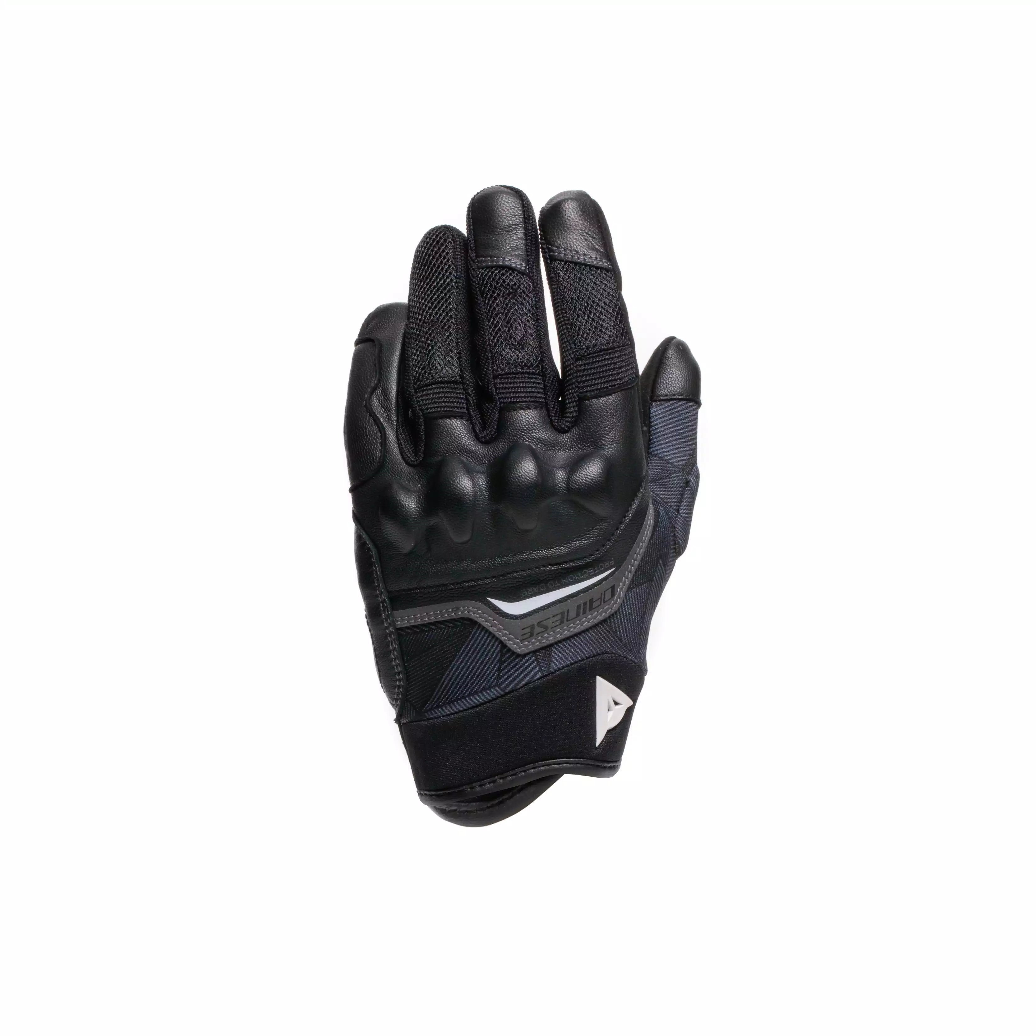 Dainese Ermex Kadın Yazlık Eldiven | Siyah Beyaz TPU CEDainese Ermex Black White Tekstil Kadın Eldiven