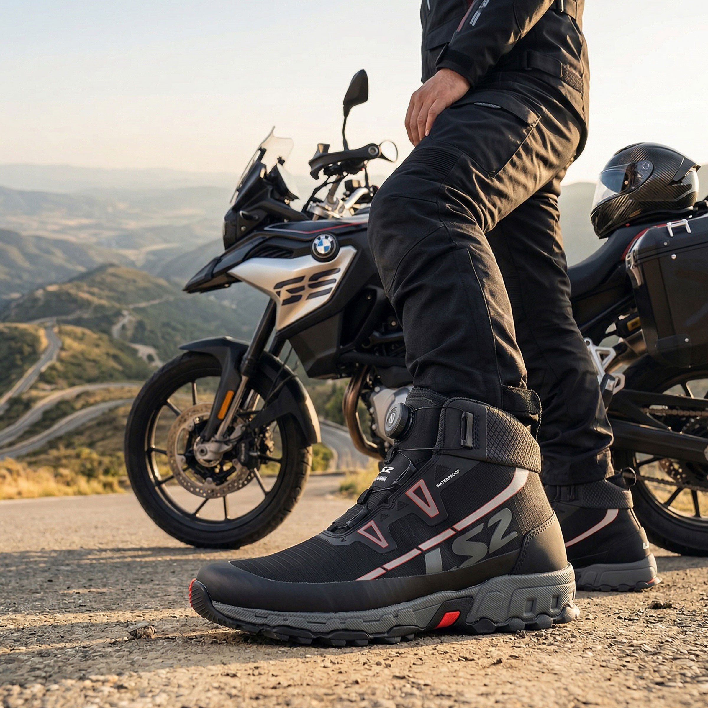 LS2 Trekker Waterproof Siyah Bot | Su Geçirmez Touring BotLs2 Trekker Waterproof Siyah Bot