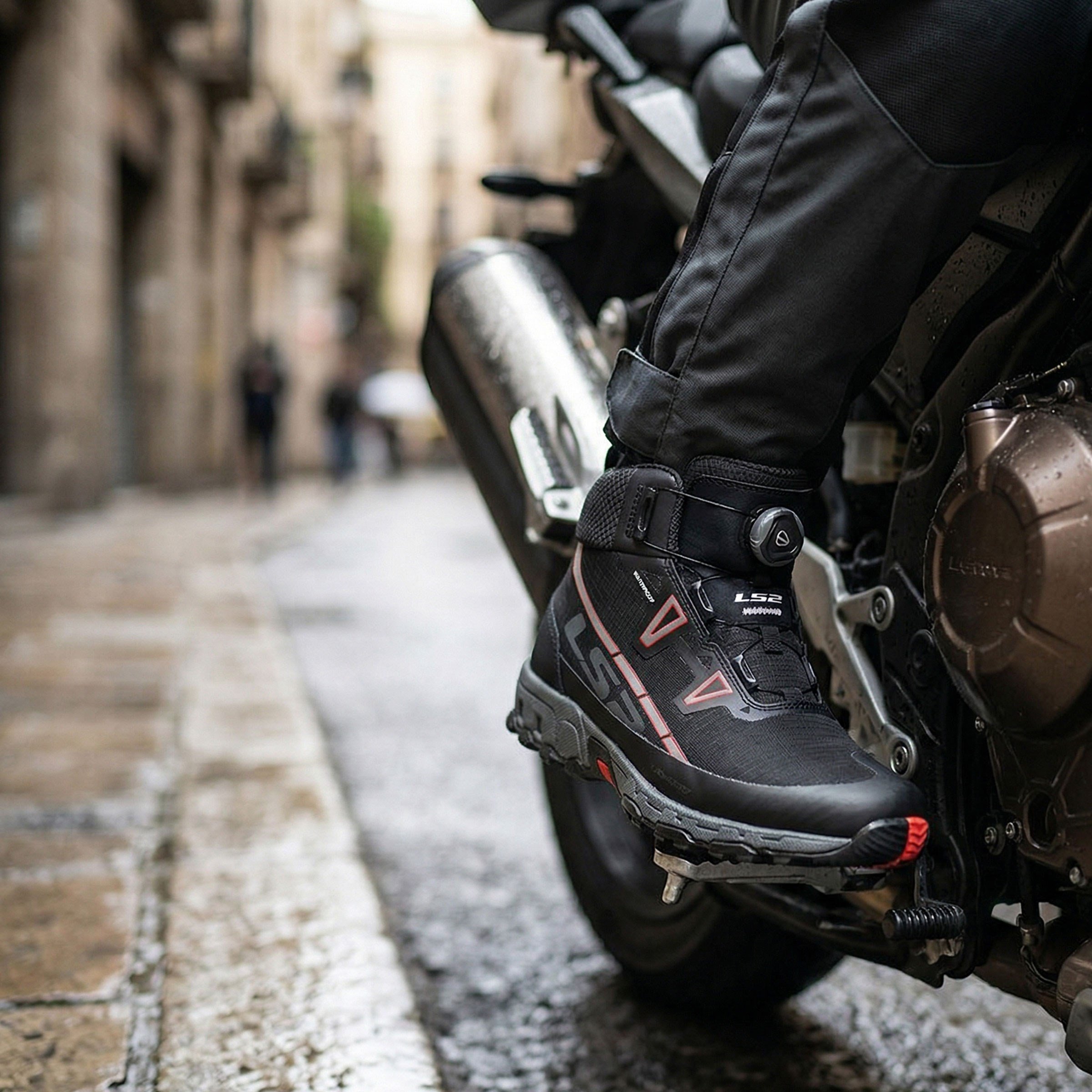 LS2 Trekker Waterproof Siyah Bot | Su Geçirmez Touring BotLs2 Trekker Waterproof Siyah Bot