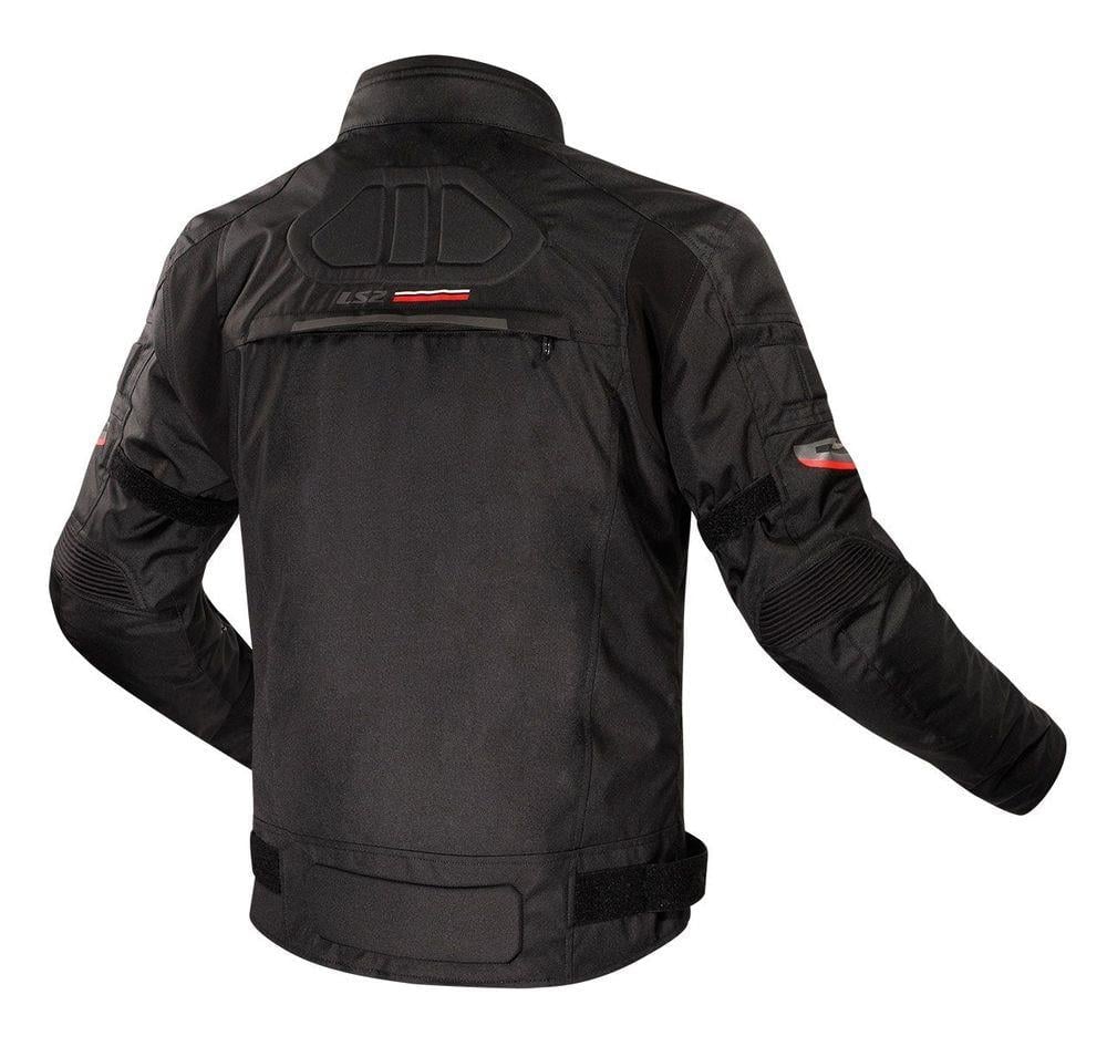 Ls2 Shadow Korumalı Motosiklet Montu Siyah Kırmızı