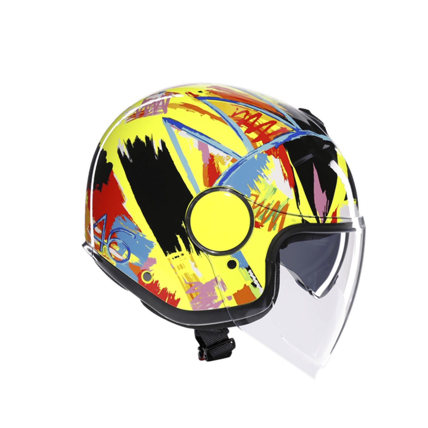 AGV Eteres Rossi Winter Test 2019 Kask | Açık Kask ECE 22.06Agv Eteres Rossi Winter Test 2019 Kask