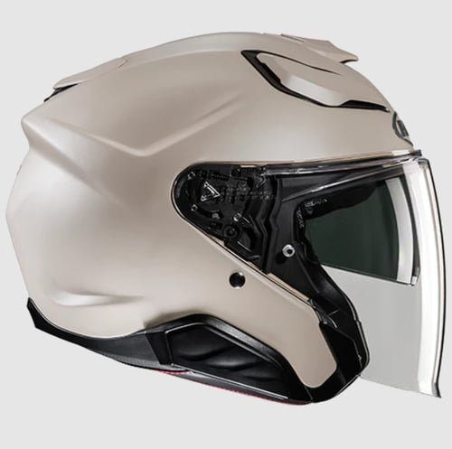 HJC F31 Semi Flat Kum Beji Kask | Güneş Vizörlü ECE 22.06Hjc F31 Semi Flat Kum Beji Kask