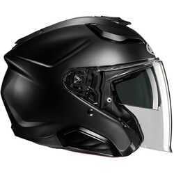 HJC F31 Semi Flat Siyah Kask | Güneş Vizörlü ECE 22.06Hjc F31 Semi Flat Siyah Kask