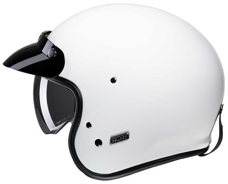 HJC V31 Beyaz Kask | Retro Güneş Vizörlü ECE 22.06Hjc V31 Beyaz Kask
