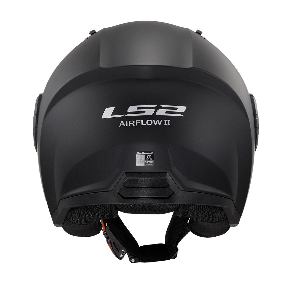 LS2 Airflow 2 Kask | Mat Siyah Açık Scooter Kaskı ECE 22.06Ls2 Airflow 2 Mat Siyah Açık Kask