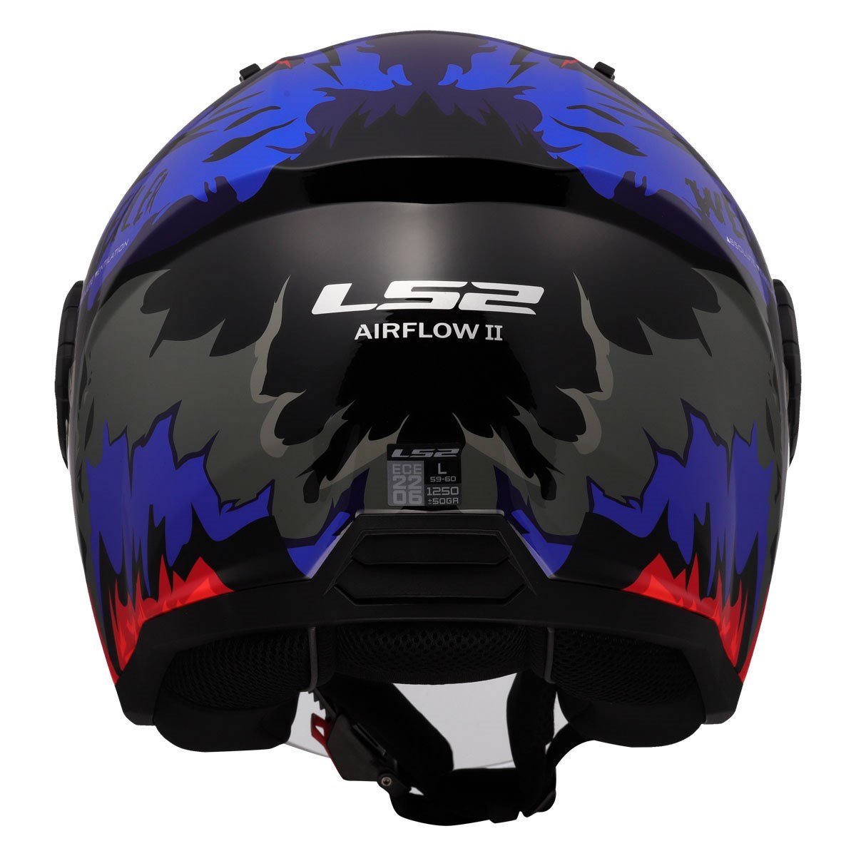 LS2 Airflow 2 Weiler Mat Siyah Mavi Turuncu KaskLs2 Airflow 2 Weiler Mat Siyah Mavi Turuncu Kask