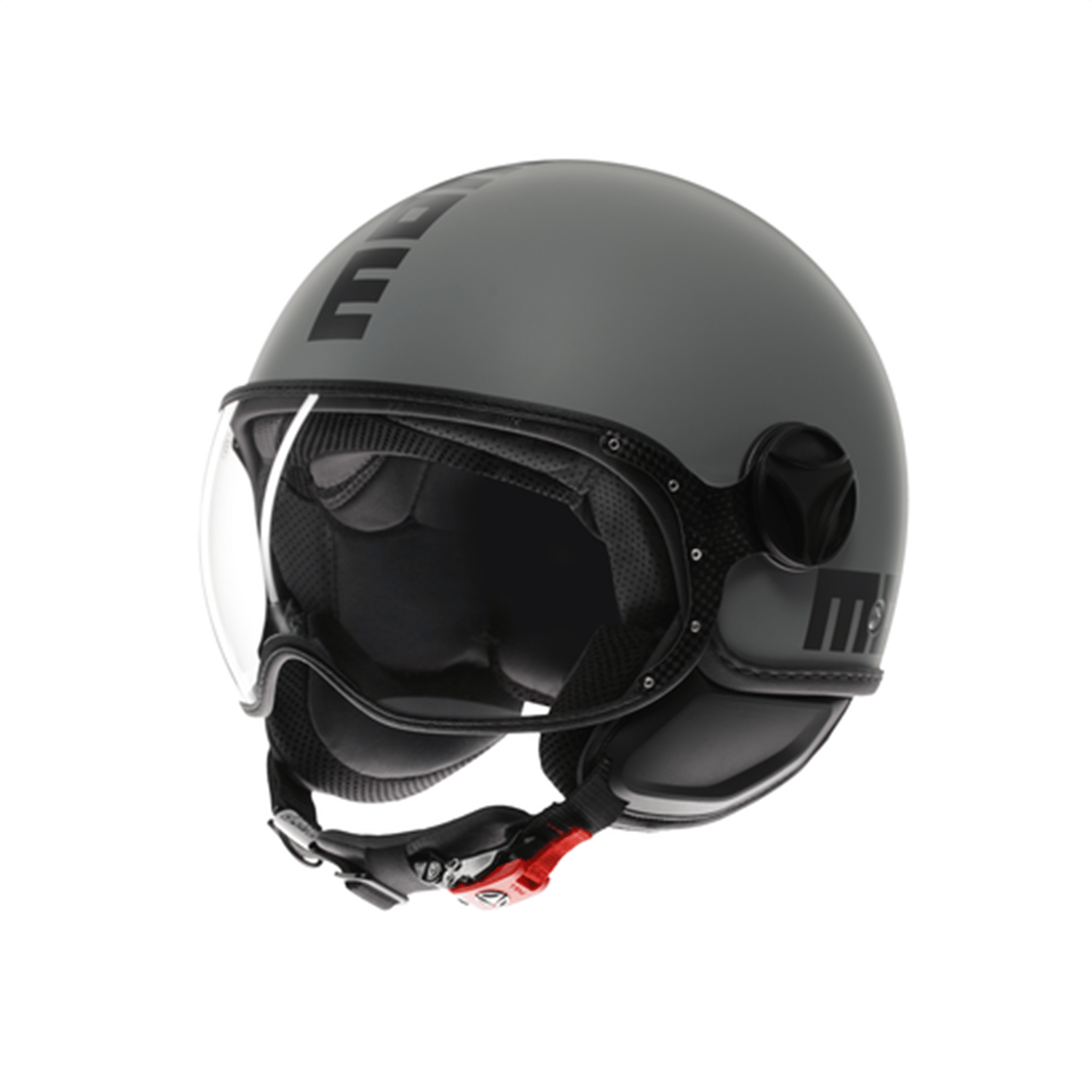 Momo Design FGTR Classic Kask | Mono Matt Grey BlackMomodesign FGTR Classic Kask Mono Matt Grey Black