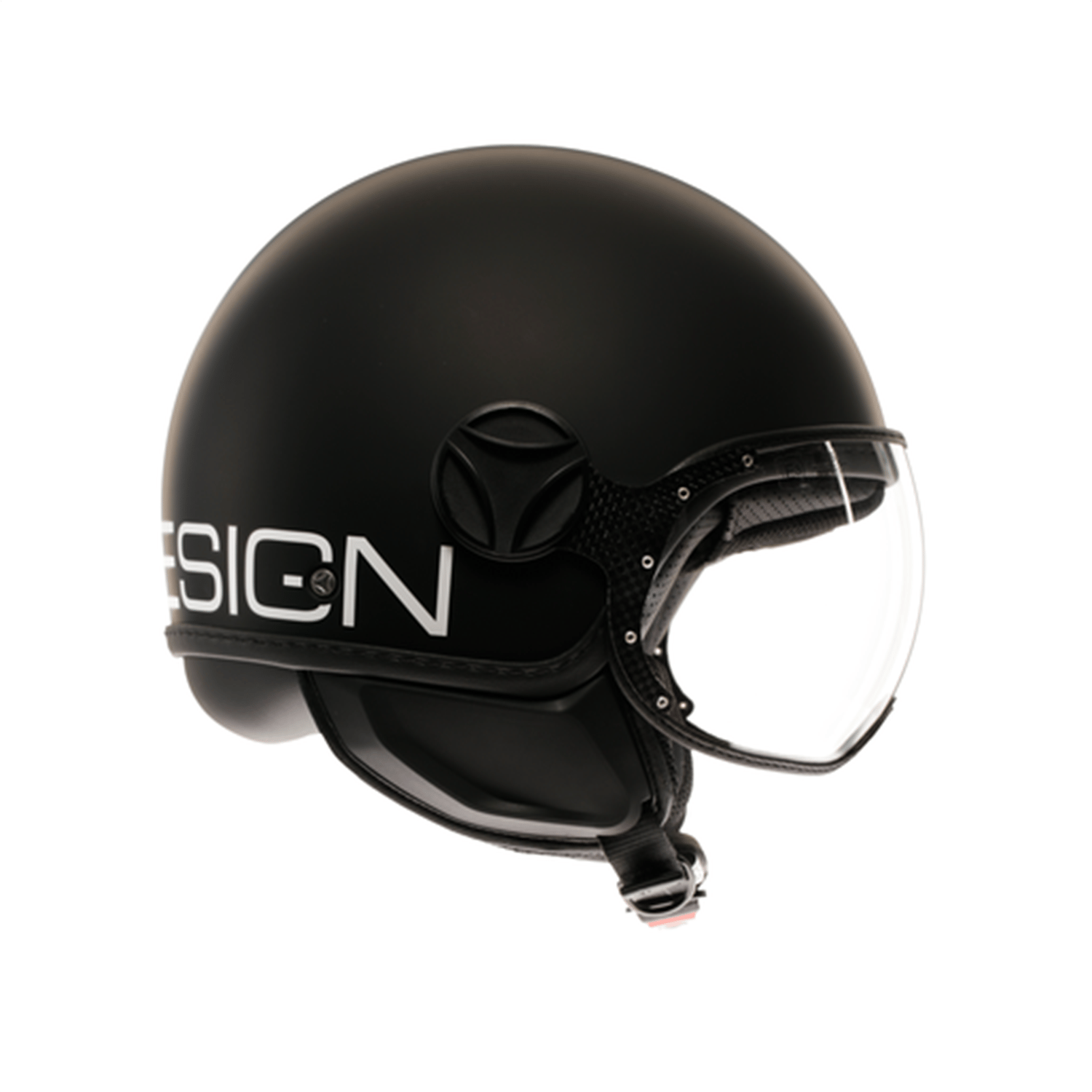 Momo Design FGTR Classic Mat Siyah Kask | İtalyan Retro JetMomodesign FGTR Classic Mat Siyah Kask