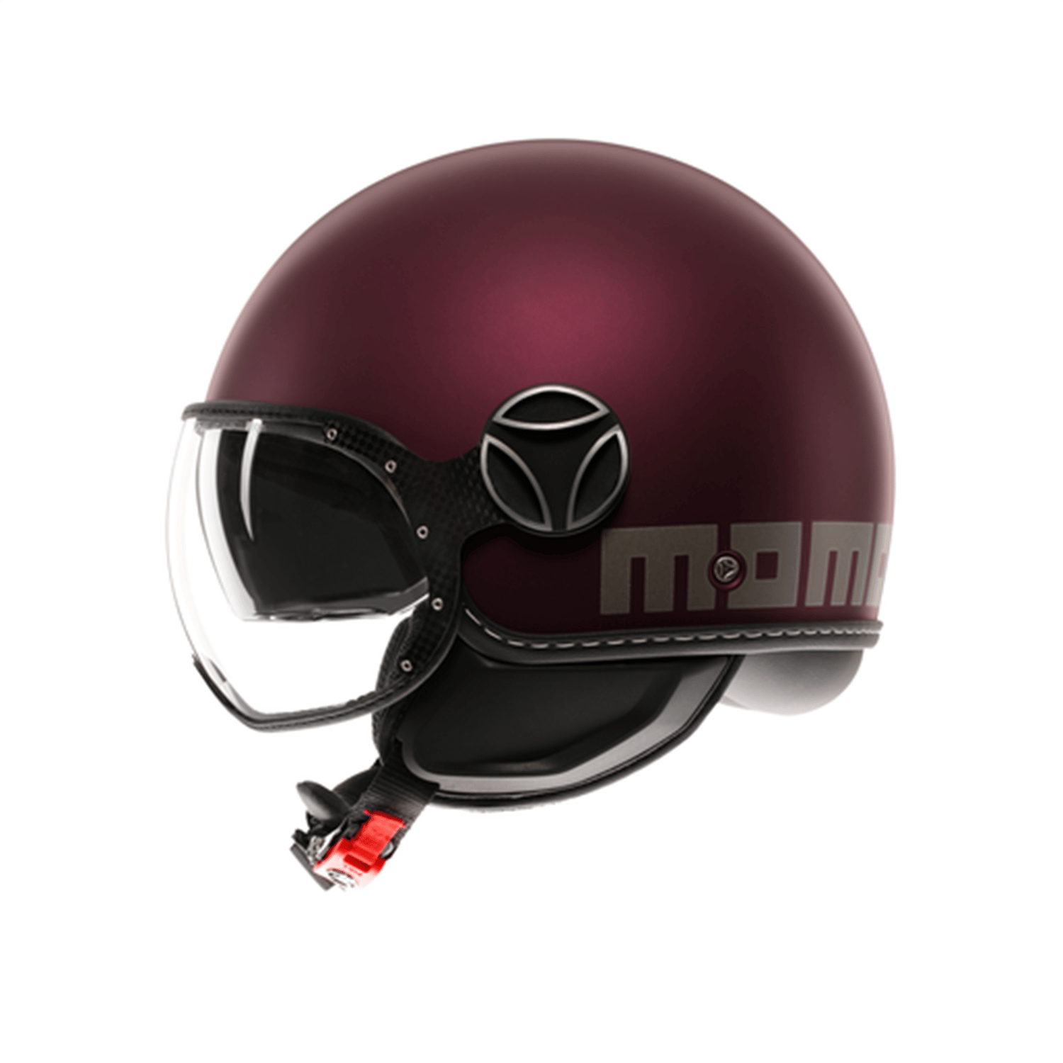 Momo Design FGTR Evo Kask | Mono Matt Amarena SilverMomodesign FGTR Evo Kask Mono Matt Amarena Silver