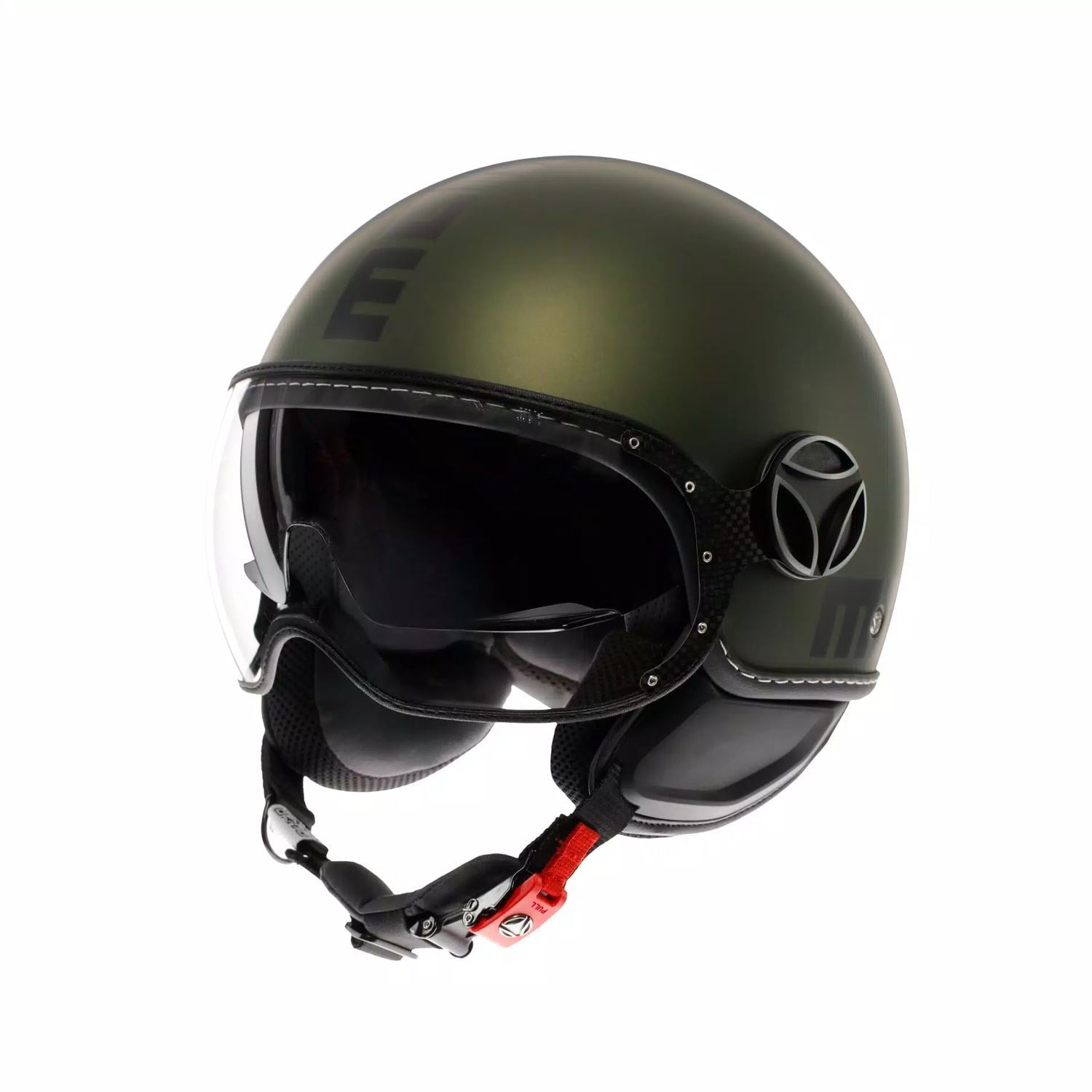 Momo Design FGTR Evo Kask | Mono Matt Green BlackMomodesign FGTR Evo Kask Mono Matt Green Black