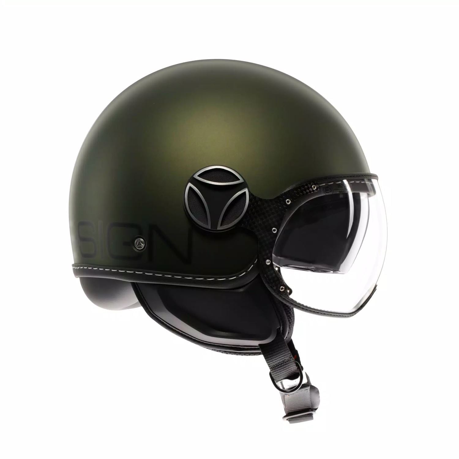 Momo Design FGTR Evo Kask | Mono Matt Green BlackMomodesign FGTR Evo Kask Mono Matt Green Black