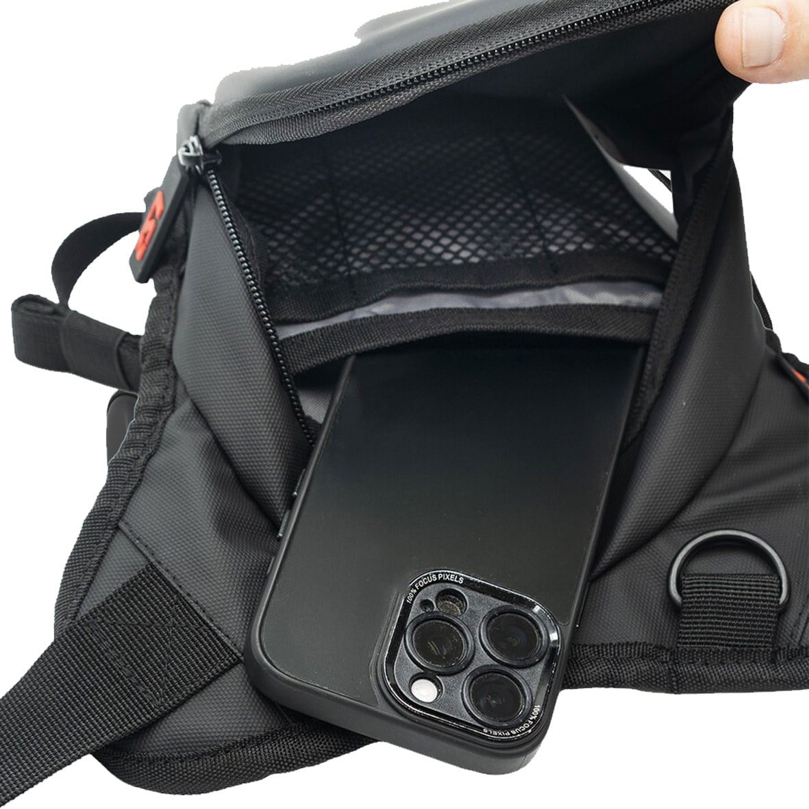 LS2 Shield 2.5L Motosiklet Bacak Çantası | Su TutmayanLs2 Shield 2.5L Motosiklet Bacak Çantası