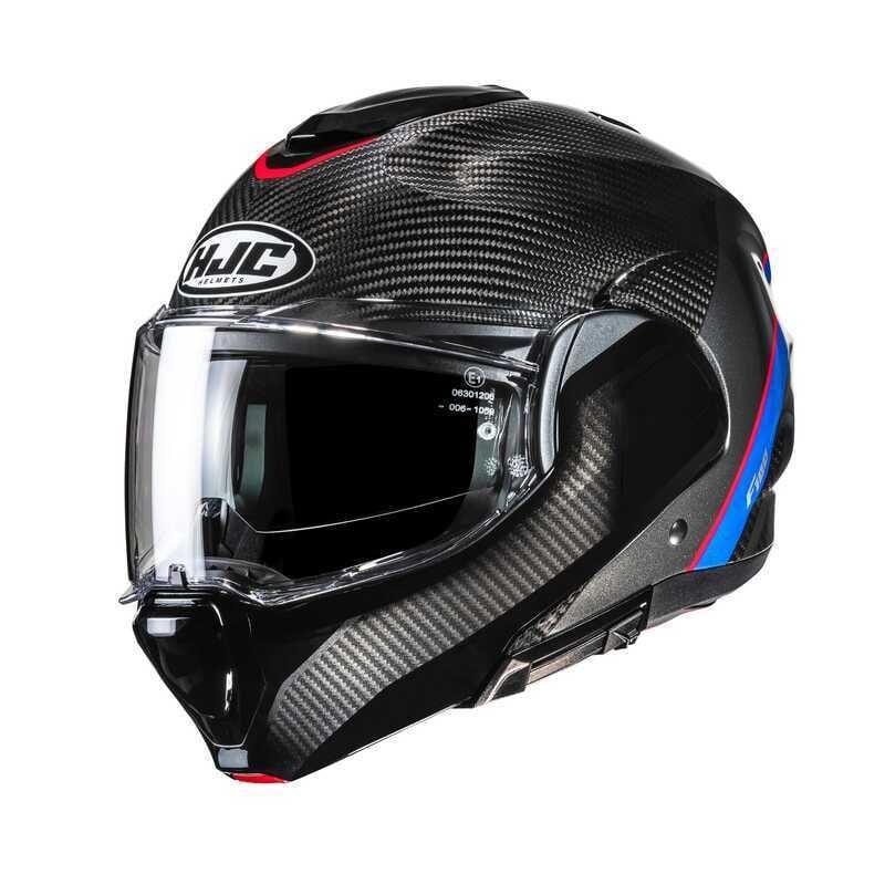 HJC F100 Carbon Stan MC21 Kask | Çene Açılır ECE 22.06 P/JHjc F100 Carbon Stan MC21 Kask