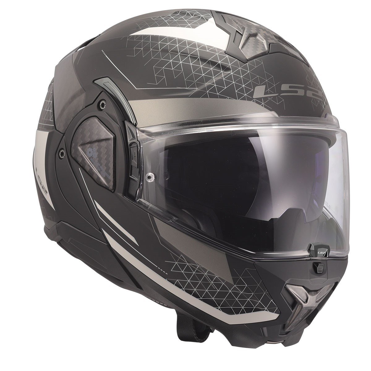 LS2 Advant 2 Astral Mat Gri Siyah Kask | 180° ECE 22.06 P/JLs2 Advant 2 Astral Mat Gri Siyah Kask