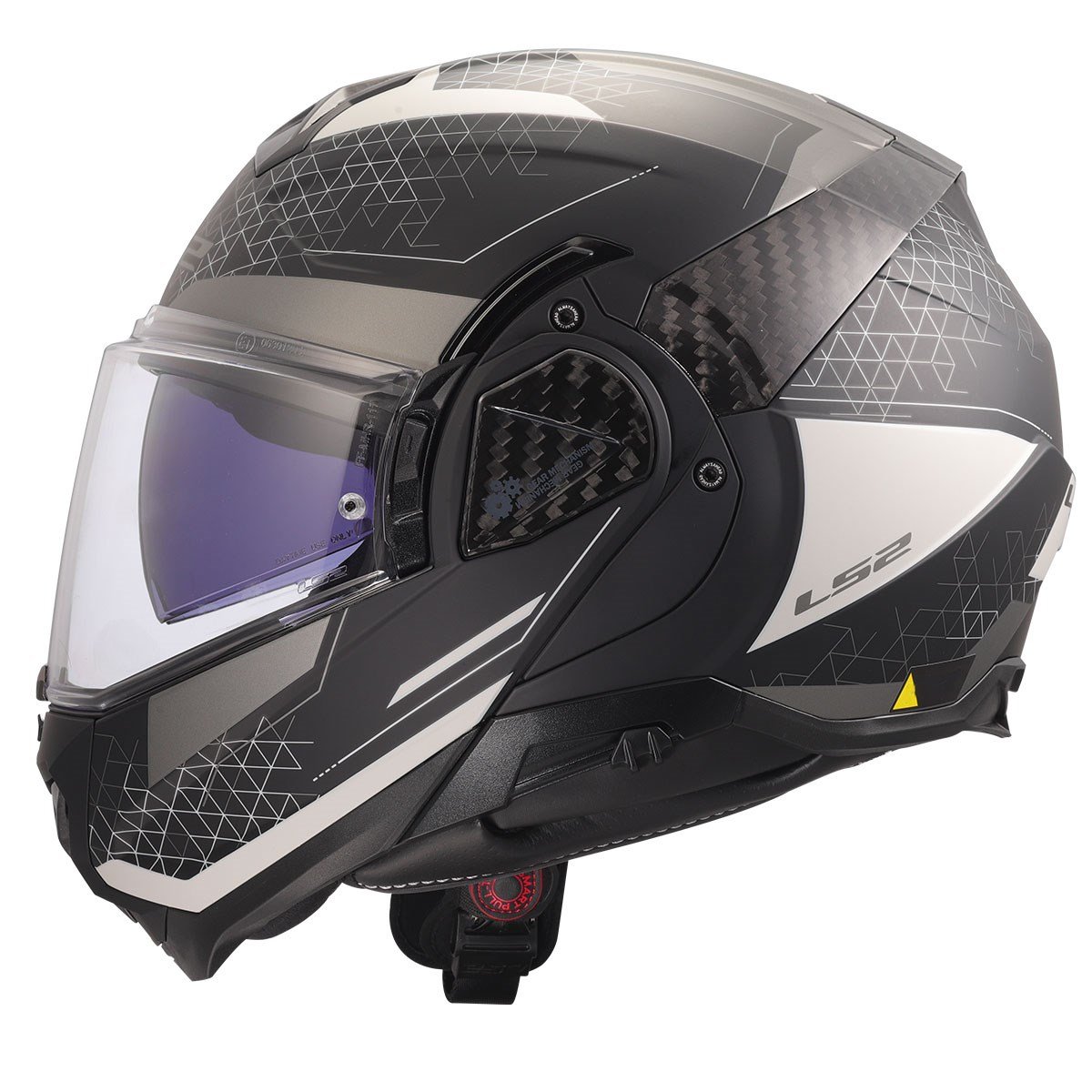 LS2 Advant 2 Astral Mat Gri Siyah Kask | 180° ECE 22.06 P/JLs2 Advant 2 Astral Mat Gri Siyah Kask