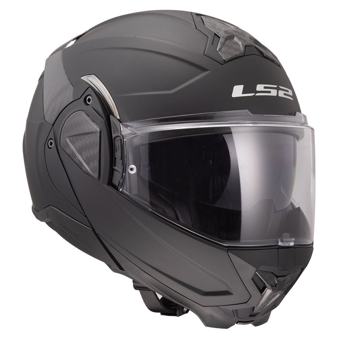 LS2 Advant 2 Mat Siyah Çeneden Açılır Kask | ECE 22.06Ls2 Advant 2 Çene Açılır Kask Mat Siyah