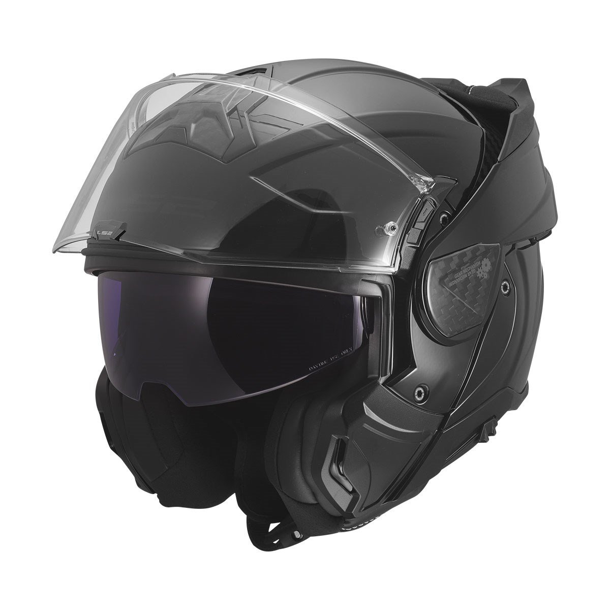 LS2 Advant 2 Parlak Siyah Kask | 180° ECE 22.06 & P/J OnaylıLs2 Advant 2 Parlak Siyah Kask