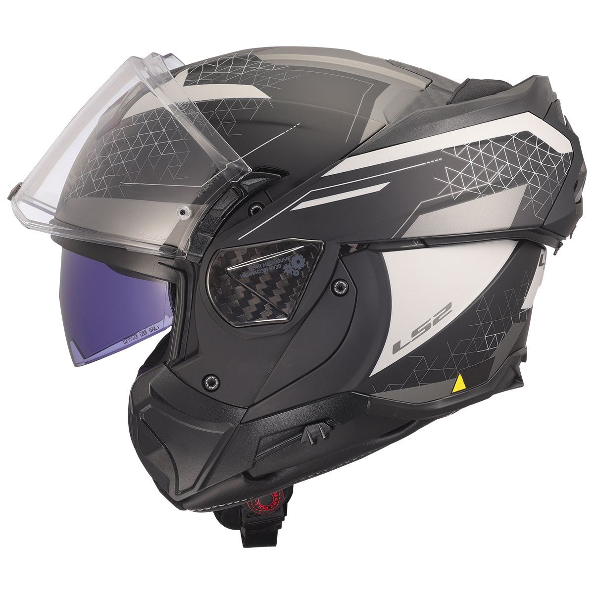 LS2 Advant 2 Astral Mat Gri Siyah Kask | 180° ECE 22.06 P/JLs2 Advant 2 Astral Mat Gri Siyah Kask