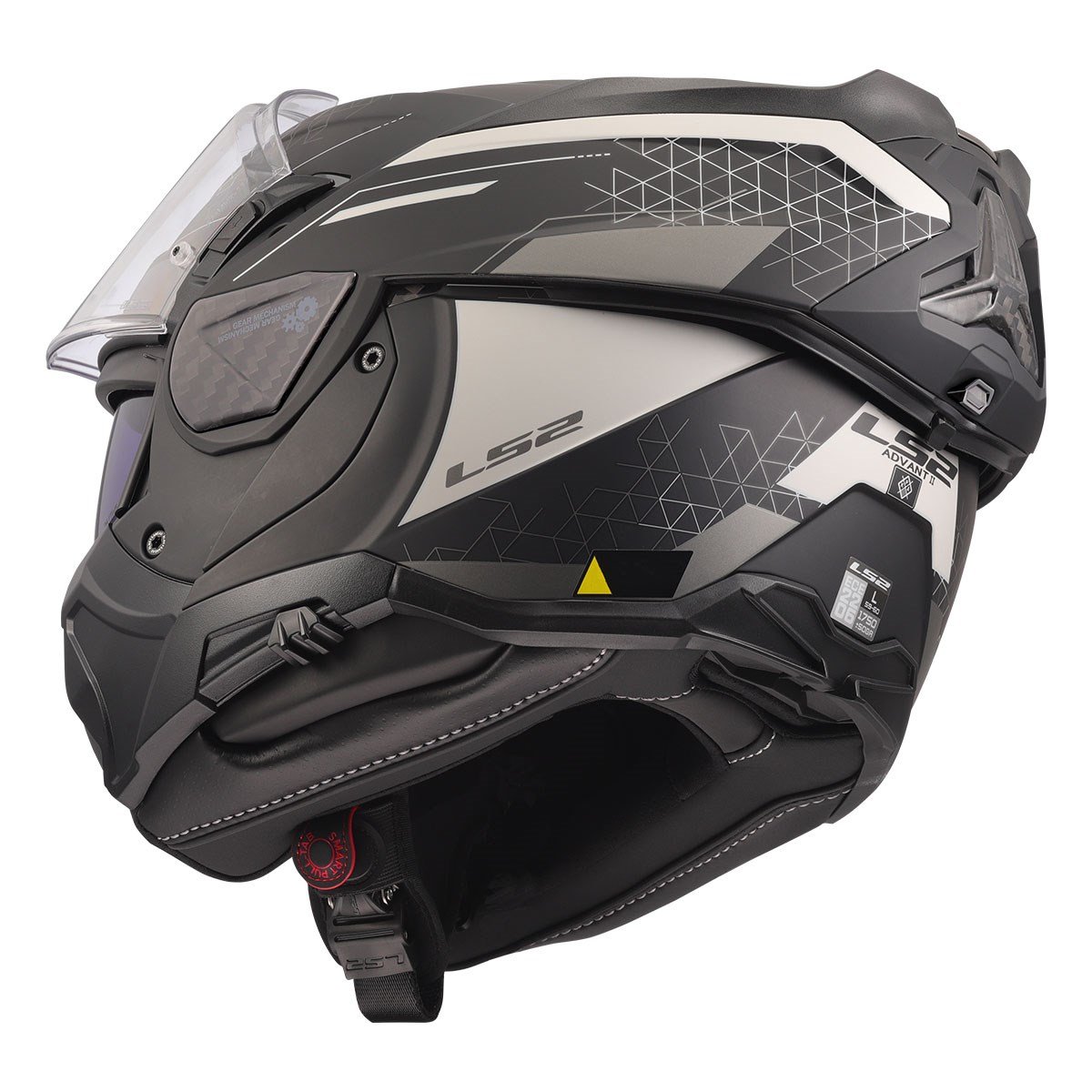 LS2 Advant 2 Astral Mat Gri Siyah Kask | 180° ECE 22.06 P/JLs2 Advant 2 Astral Mat Gri Siyah Kask