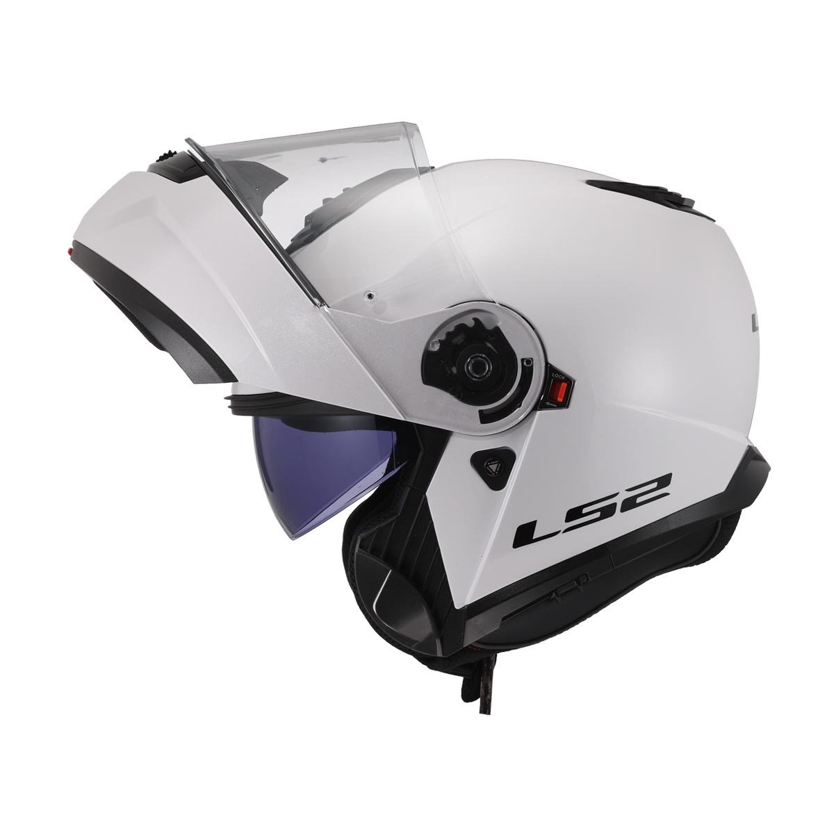 LS2 Strobe 2 Beyaz Çene Açılır Kask | ECE 22.06 & P/J OnaylıLs2 Strobe 2 Beyaz Çene Açılır Kask