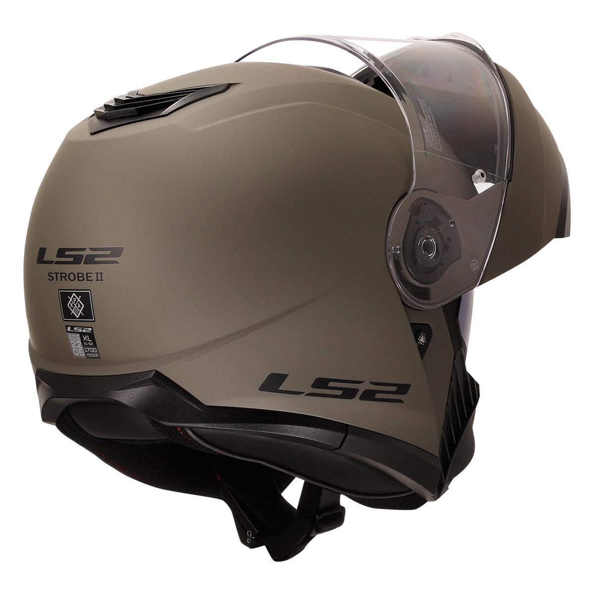 Ls2 Strobe 2 Çene Açılır Motosiklet Kaskı Mat Kum