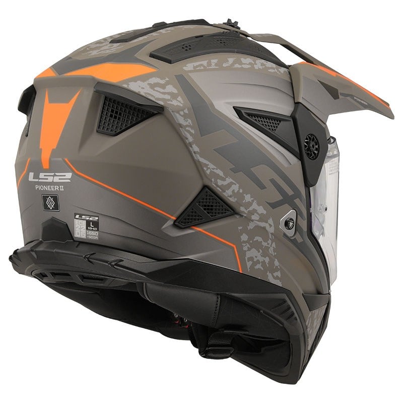LS2 Pioneer 2 Devor Kum Kask | ECE 22.06 Macera KaskıLs2 Pioneer 2 Devor Kum Terekli Motosiklet Kaskı