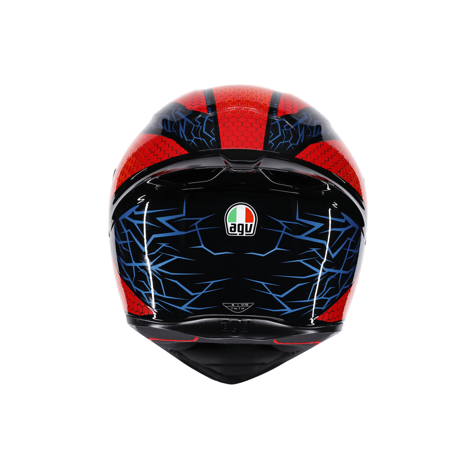 AGV K1 S Speedarmor Black Orange Blue | ECE 22.06 & Yarış RuhuAgv K1 S Speedarmor Black Orange Blue Kapalı Kask