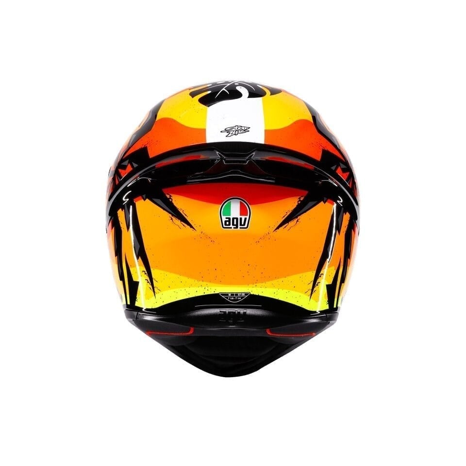 AGV K1 S Tropicrush Black Orange Kask | ECE 22.06 Yarış TipiAgv K1 S Tropicrush Black Orange Kapalı Kask