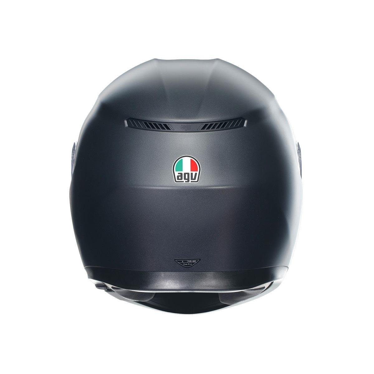 AGV K3 Mono Matt Black Kask | ECE 22.06 & Pinlock DahilAgv K3 Mono Matt Black Kapalı Kask