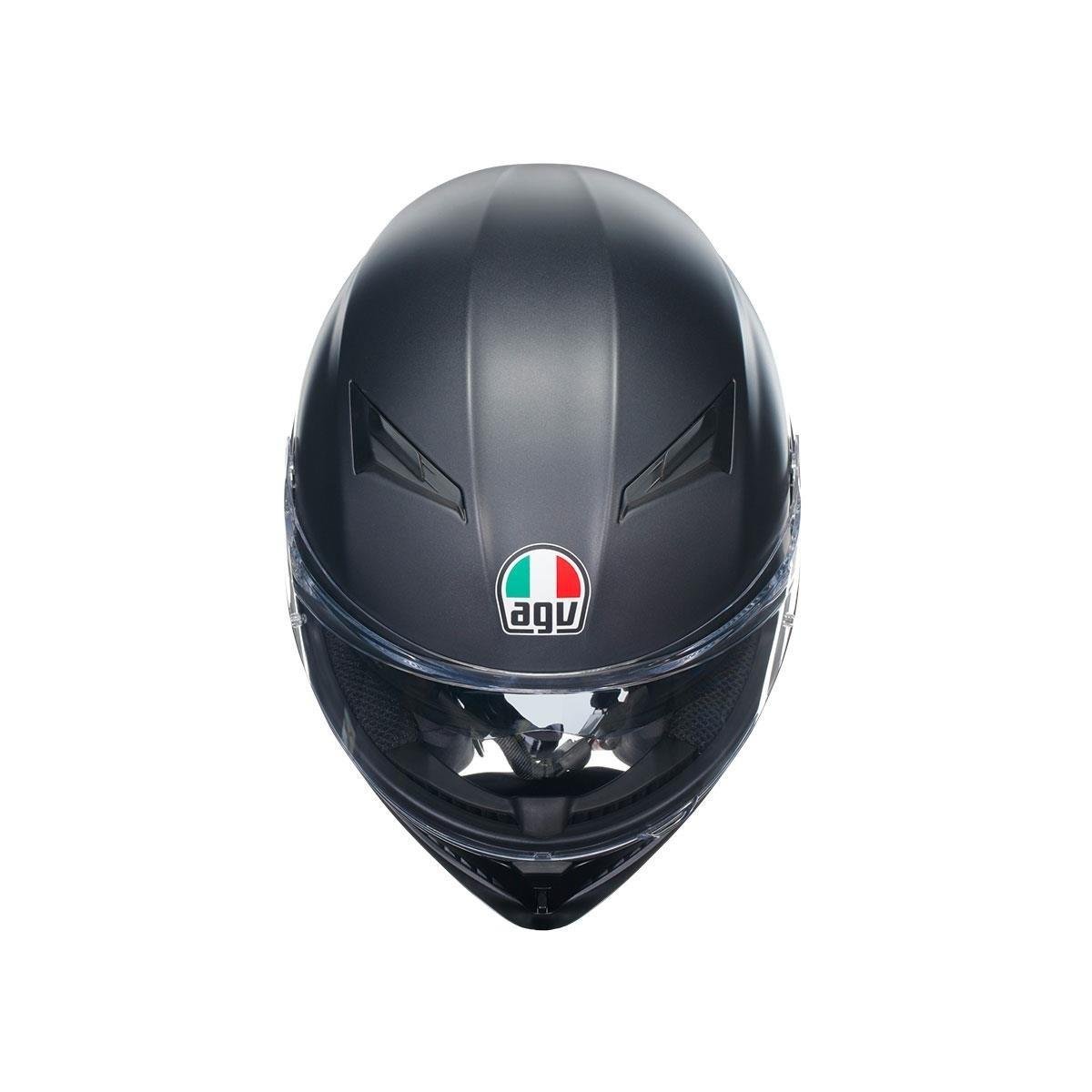 AGV K3 Mono Matt Black Kask | ECE 22.06 & Pinlock DahilAgv K3 Mono Matt Black Kapalı Kask