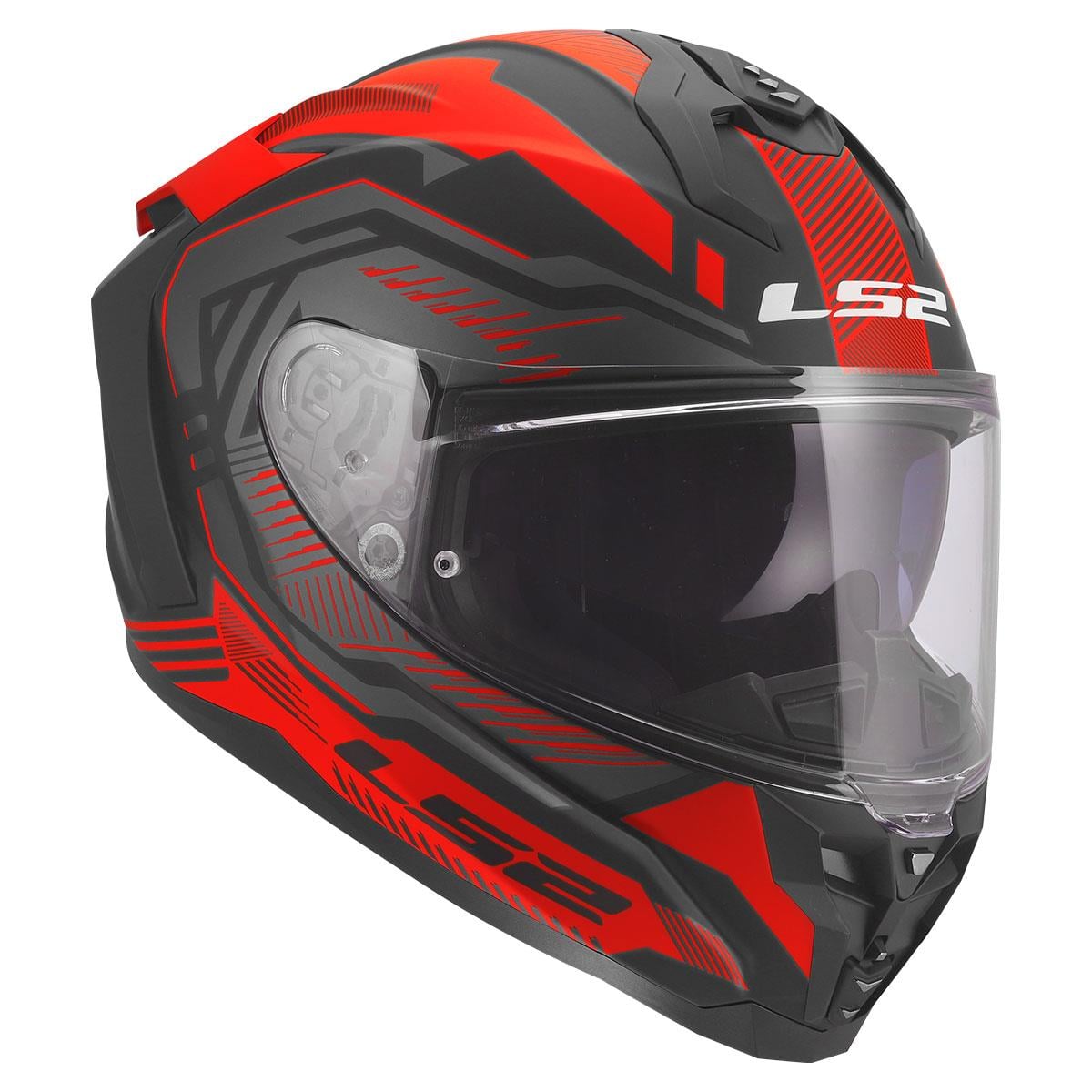LS2 Challenger 2 Dravix Mat Kırmızı Kask | ECE 22.06 FiberLs2 Challenger 2 Dravix Mat Kırmızı Kask
