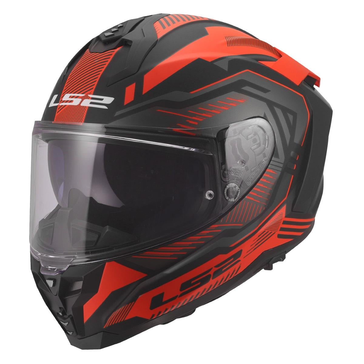 LS2 Challenger 2 Dravix Mat Kırmızı Kask | ECE 22.06 FiberLs2 Challenger 2 Dravix Mat Kırmızı Kask