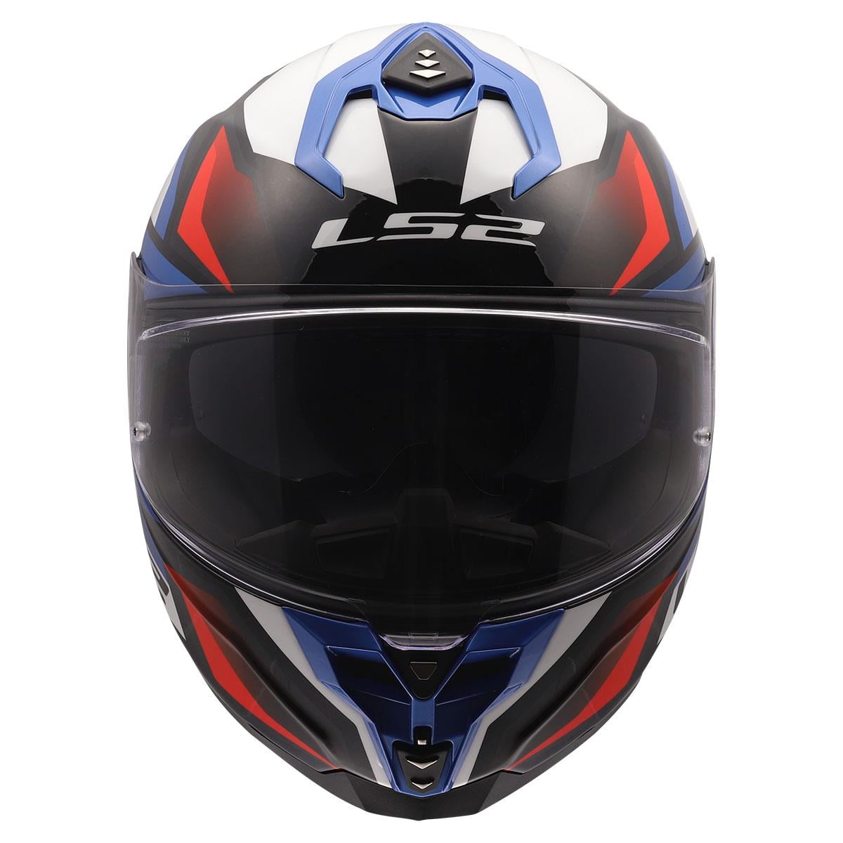 LS2 Challenger 2 Viper Kask Beyaz Mavi Kırmızı | ECE 22.06Ls2 Challenger 2 Viper Beyaz-Mavi-Kırmızı Kask