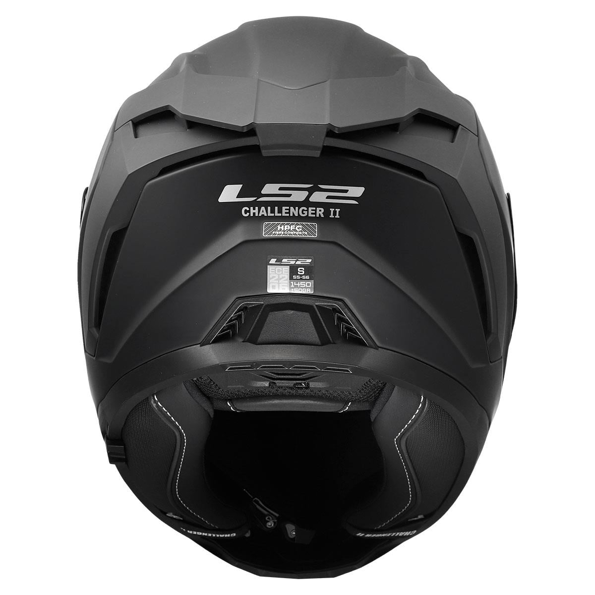 LS2 Challenger 2 Mat Siyah Kask | HPFC Fiber & ECE 22.06Ls2 Challenger 2 Mat Siyah Kask