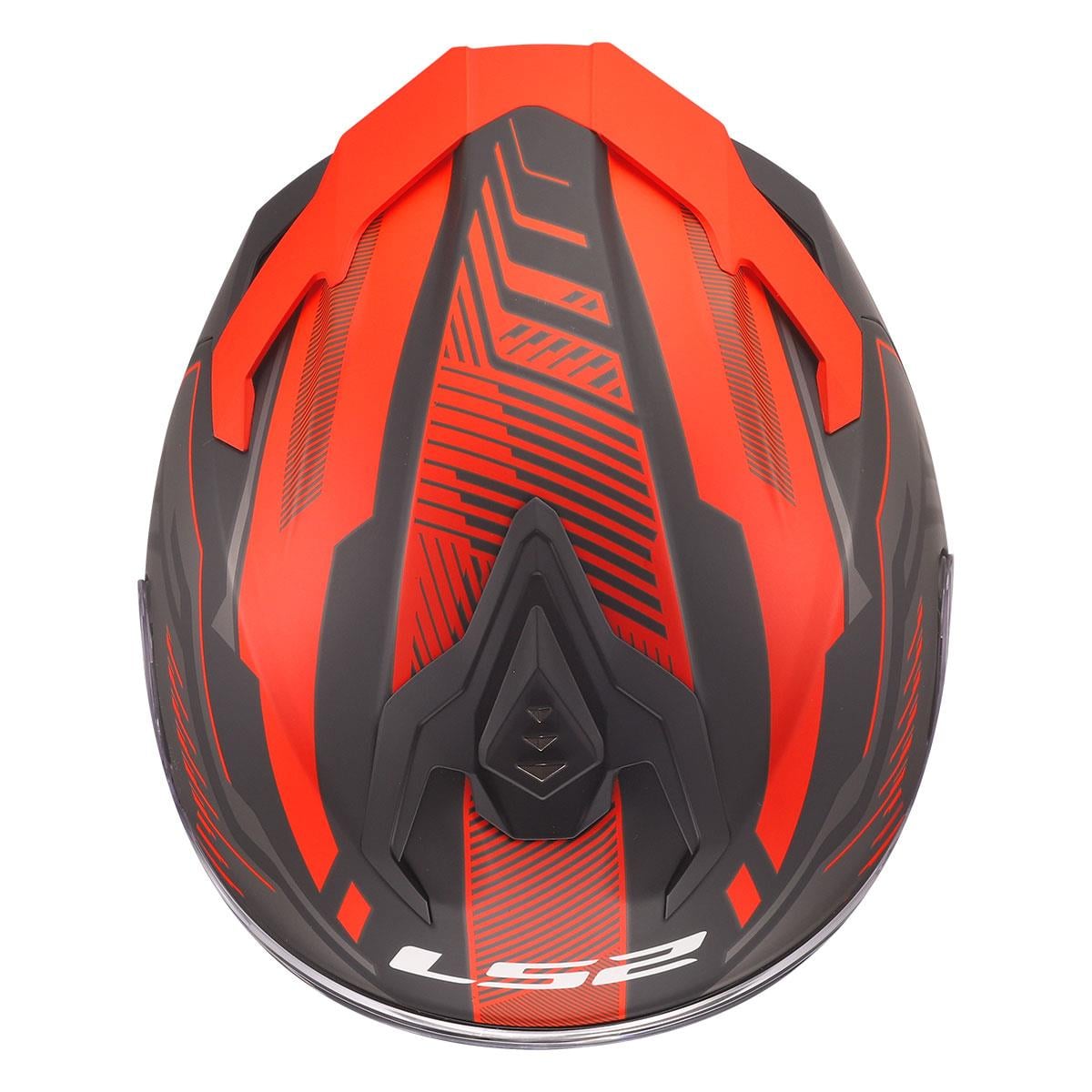 LS2 Challenger 2 Dravix Mat Kırmızı Kask | ECE 22.06 FiberLs2 Challenger 2 Dravix Mat Kırmızı Kask