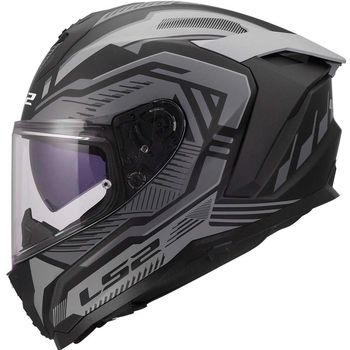 LS2 Challenger 2 Dravix Mat Gri Kask | ECE 22.06 HPFCLS2 Challenger 2 Dravix Mat Gri Kask