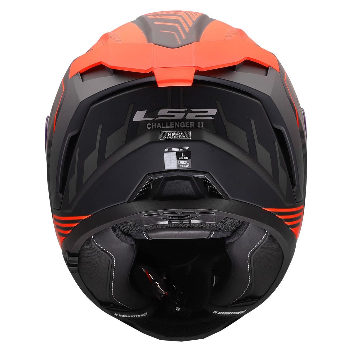 LS2 Challenger 2 Dravix Mat Kırmızı Kask | ECE 22.06 FiberLs2 Challenger 2 Dravix Mat Kırmızı Kask