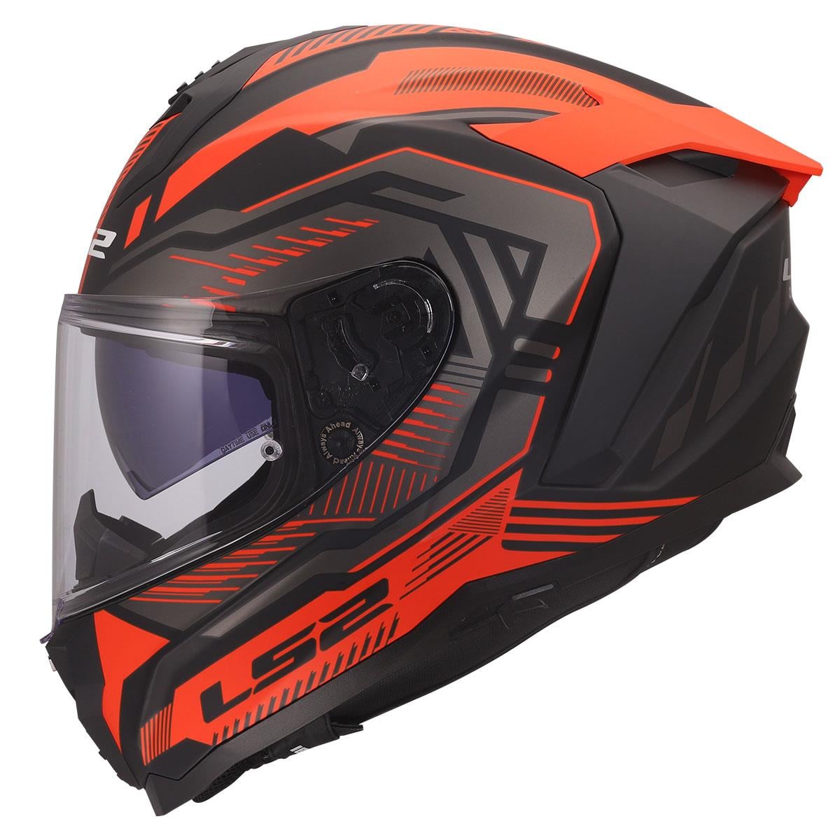 LS2 Challenger 2 Dravix Mat Kırmızı Kask | ECE 22.06 FiberLs2 Challenger 2 Dravix Mat Kırmızı Kask