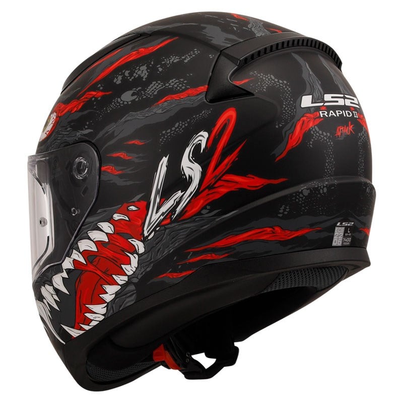 LS2 Rapid 2 Kaiju Mat Kask | ECE 22.06 Korumalı Kapalı KaskLs2 Rapid 2 Kaiju Mat Kask