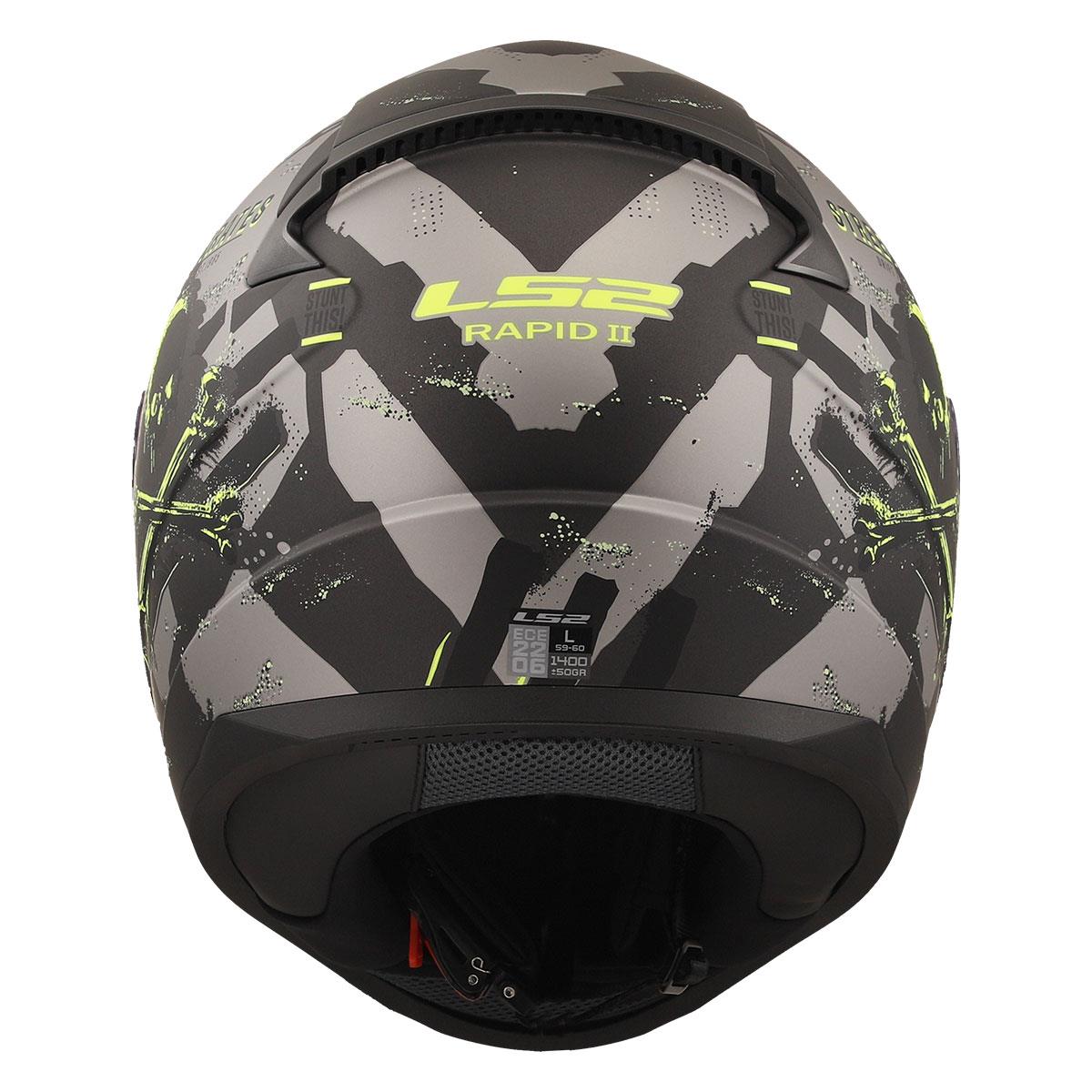 Ls2 Rapid 2 Pirates Titanium Kapalı Motosiklet Kask