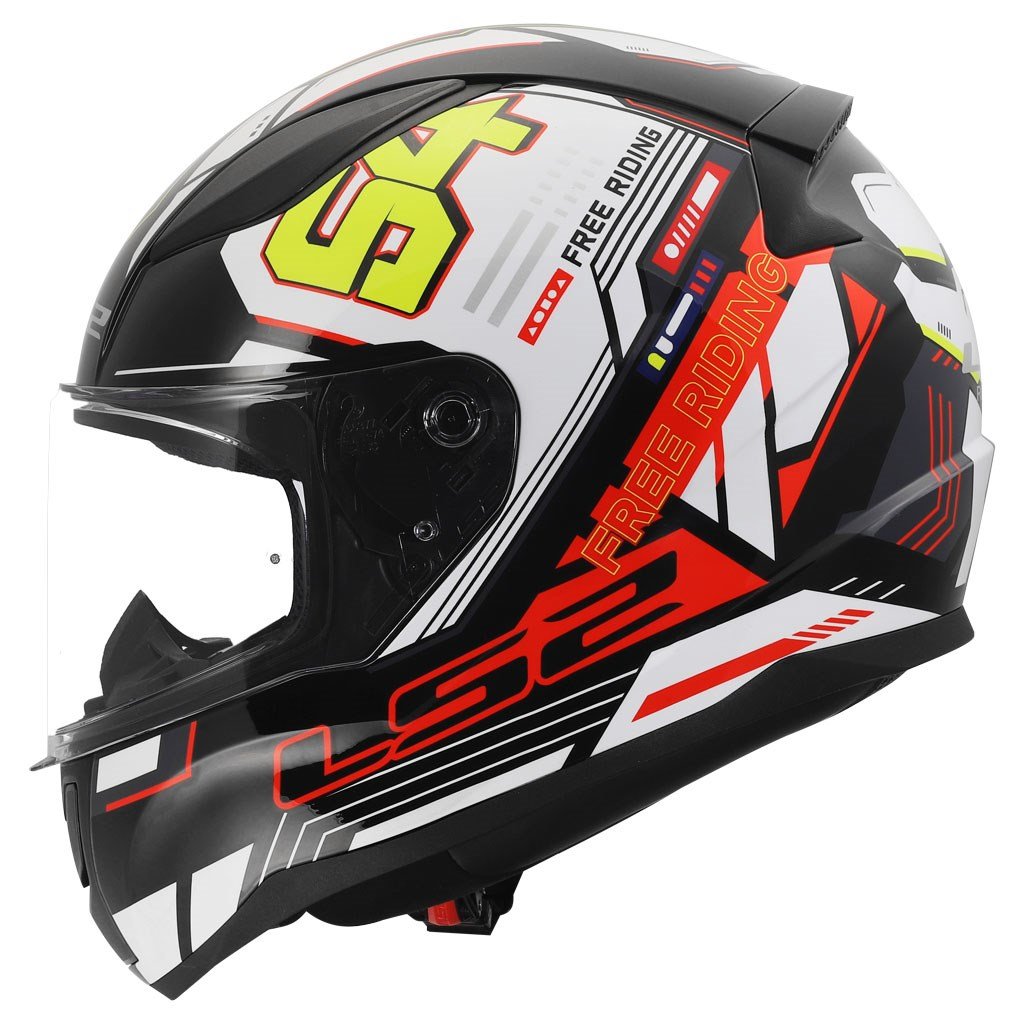 LS2 Rapid 2 Rush Beyaz Sarı Siyah Kask | ECE 22.06Ls2 Rapid 2 Rush Beyaz Sarı Siyah Kask